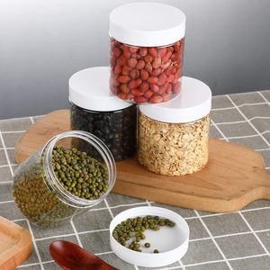 Tarros de plástico PET transparente de 1oz-16oz 150ml-200ml con tapas para crema de ojos, mascarilla facial, exfoliante y manteca corporal - Product Image 5