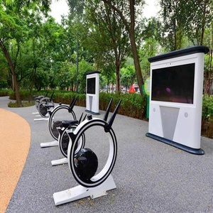 2025 nouveaux jeux de sports à domicile-VR AR simulateur de cyclisme interactif vélo dynamique vélo d'exercice vidéo équipement d'amusement en plein air - Product Image 4