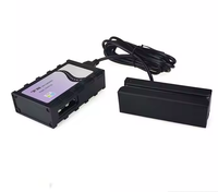 Lecteur de carte MSR100 plus petite puce programmable facile lecteur de carte à bande magnétique avec interface USB RS232 TTL