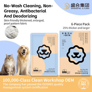<span class=keywords><strong>OEM</strong></span> descartável gato limpeza <span class=keywords><strong>pet</strong></span> fornecimentos não-tecidos <span class=keywords><strong>pet</strong></span> unwashed luva toalhetes umedecidos limpos para animais de estimação - Product Image 2
