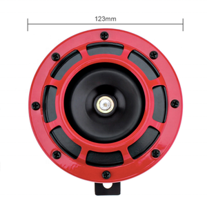 แตรรถบรรทุกสีแดงคุณภาพดี แตรรถยนต์ แตรรถบัส แตรไฟฟ้า 12v 24v - Product Image 3