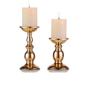 <b>Bronze</b> Pillar <b>Candle</b> <b>Holder</b> - Product Image 1