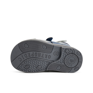 Sandali Ortopedici Traspiranti per <span class=keywords><strong>Bambini</strong></span> Princepard con Supporto per l'Arco Plantare, <span class=keywords><strong>Scarpe</strong></span> Estive Grigie e Blu per Piedi Piatti - Product Image 5