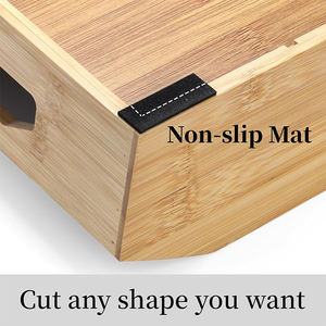 Organizador de Escritorio de Bambú de Estilo Simple WDF, Modelo Temático para el Hogar que Ahorra Espacio, con Recipiente para Especias para Uso Familiar - Product Image 5