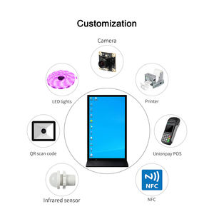 75インチ屋内床立っている非タッチフルスクリーンAndroid窓キオスク4Kデジタルサイネージ<span class=keywords><strong>LCD</strong></span>ディスプレイ - Product Image 6