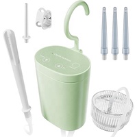 Kit d'Enema Électrique Rechargeable NZMAN pour Enema au Café, Nettoyage du Côlon et Soulagement de la Constipation, Contrôle de la Vitesse du Flux d'Eau Électrique