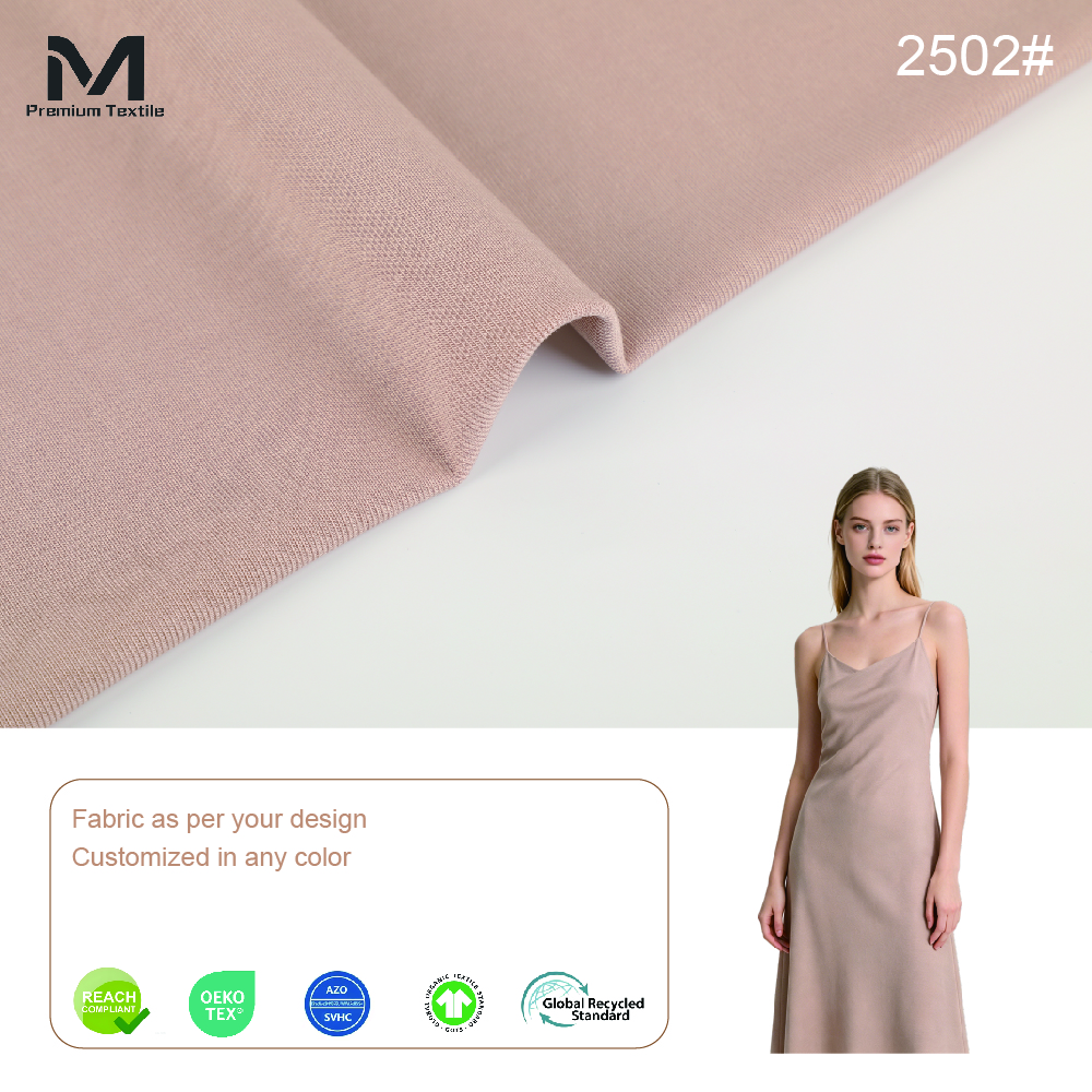 Buttery Soft Skin Friendly OEKO-TEX Lyocell Woolen Elastic Textile For Comfortable Breathable Loungewear And Best Homewear 2502#