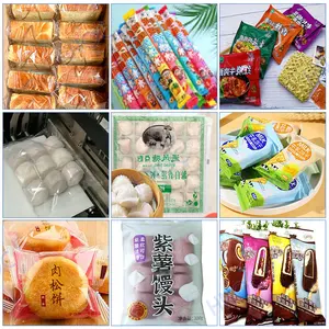HNOC Semi Automatic Flow Cookie Tortilla Wrapping Pack Package Machine For Cake Small Bag Pancake
