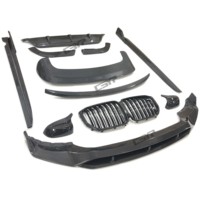 Nouveaux kits de carrosserie en fibre de carbone de haute qualité G05 X5 Black Knight, lèvre avant, grille d'aération, diffuseur, spoiler, jupes de rétroviseurs latéraux pour