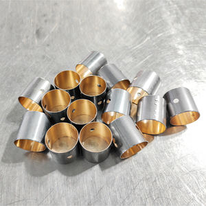 JFB شركة مصنعة للجلبة ثنائية المعدن بطانات معدنية مزدوجة ملفوفة مع فتحات زيت أخدود لجرار الشاحنات حفارة السيارات - Product Image 3