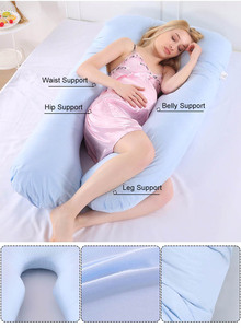 OEM ODM taille ergonomique soutien abdominal <span class=keywords><strong>femme</strong></span> <span class=keywords><strong>enceinte</strong></span> oreiller ergonomique confortable sommeil maternité oreillers grossesse - Product Image 2