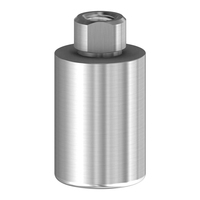Blank Abutment Gigi Titanium Alloy Pre-Milled untuk Laboratorium Gigi, Blok Milling Kustom CAD CAM, Harga Pabrik