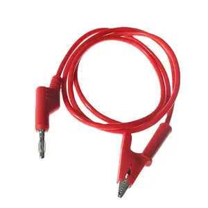 4MM Banana Plug Test Wire Lead J.70054 Plug To Plug To Clip Test Leads