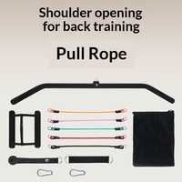 Machine de tirage vertical haute performance avec corde élastique V-Grip pour l'ouverture des épaules et le renforcement du dos, idéale pour la maison