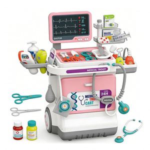 Kit de Doctor para Niños, Juego de Imitación de Herramientas Médicas de Plástico, Juego de Roles de Hospital, Juguetes Educativos de Aprendizaje, Juego de Regalo para la Imaginación de los Niños - Product Image 1