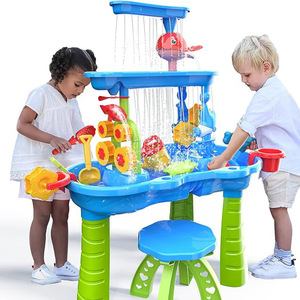 Set da Giardino per Bambini con Tavolo Interattivo per Giochi Estivi in Spiaggia e Attività Fai-da-Te Genitore-Figlio - Product Image 1