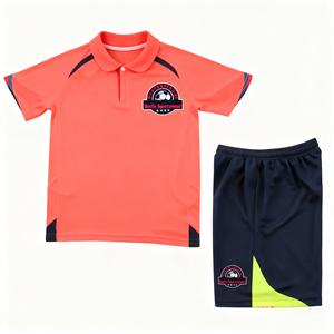 定制高品质速干涤纶男式足球服套装足球服足球服背心复古 - Product Image 2