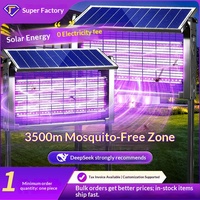 Piège à UV portable et détachable, répulsif anti-insectes, lumière LED solaire d'extérieur avec répulsif anti-moustiques pour ferme et jardin