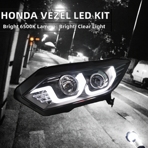 For HR-V XR-V 2015-2018 12V Auto <b>LED</b> Headlights Assembly Front Car Lamps <b>Projector</b> - Product Image 2