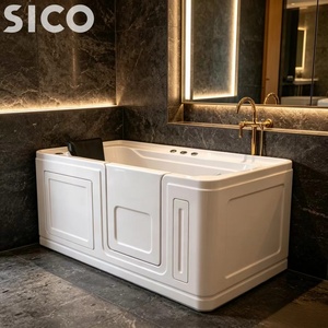 <span class=keywords><strong>Vasca</strong></span> da Bagno <span class=keywords><strong>con</strong></span> Seduta di Sicurezza SICO, Combinazione <span class=keywords><strong>Doccia</strong></span> e <span class=keywords><strong>Vasca</strong></span> per Anziani, <span class=keywords><strong>Vasca</strong></span> in Plastica per Adulti - Product Image 5