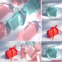 Wholesale Custom Portable Recyclable Square Texture Paper Box Magnetic Closure for Party Valentine's Wedding Baby Shower