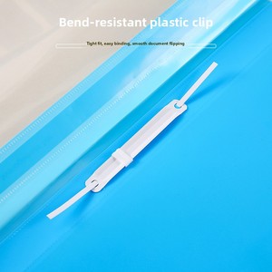 مقطع ربط كامل عبر الحدود من PP ورقة فضفاضة مثقوبة وثيقة بسيطة لإعداد التقارير - Product Image 3