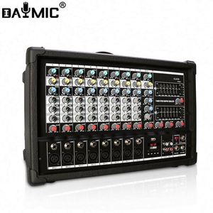 Consola Mezcladora Digital OEM de 6, 8, 10 y 12 Canales, Sonido Profesional con Amplificador de Potencia para DJ, Hogar, KTV y Espectáculos - Product Image 4
