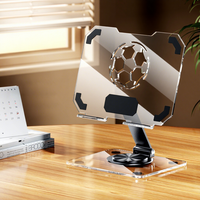 Support de tablette en acrylique transparent rotatif à 360°, multicolore, compatible iPad, réglable, pliable, antidérapant, pour bureau – Vente en gros usine