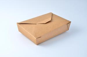 Scatola da Asporto in Carta Kraft con Finestra <span class=keywords><strong>per</strong></span> Noodles, Insalata, Pollo, Patatine e Snack - Offerta Speciale - Product Image 6