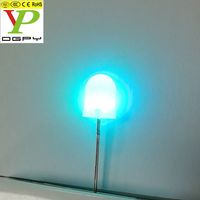 Diodes LED à changement de couleur de 10 mm, à dôme, multicolores, clignotantes, avec lentille diffuse laiteuse, lentille transparente, 250 pièces par sac
