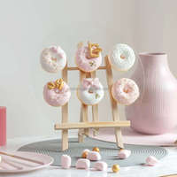 Présentoir à donuts en fer, accessoires de décoration pour pâtisserie, style européen, décoration de table de dessert de mariage, support à snacks