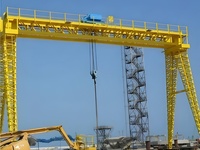 Prix d'une grue à portique robuste pour port
