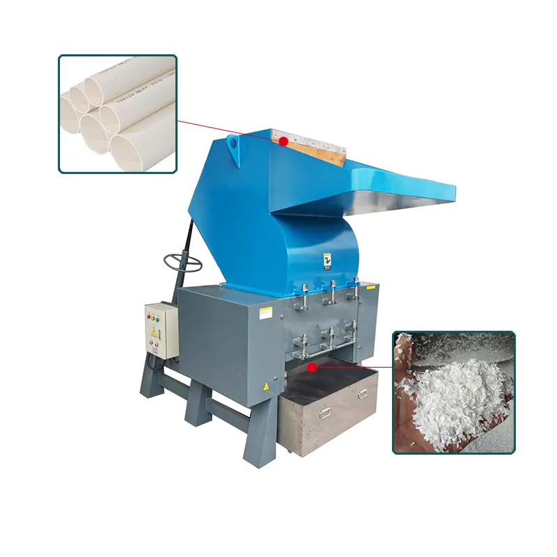 Good Quality Used PET Bottle Waste Plastic Strong Crusher Recycling Cracking Machine for PVC Plastic