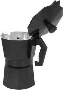Machine à expresso italienne 1 tasse en gros avec couvercle, en métal, pour gaz - Product Image 2