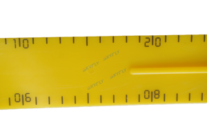 Chất lượng cao hình bán nguyệt kích thước lớn Cai Trị khổng lồ tam giác nhựa màu vàng cho giáo viên vẽ với xử lý - Product Image 6