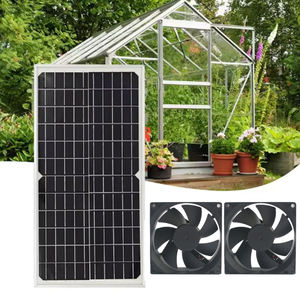 Ventilateur <span class=keywords><strong>d</strong></span>'extraction à panneau solaire 15W Ventilateur <span class=keywords><strong>d</strong></span>'extraction double étanche <span class=keywords><strong>Extracteur</strong></span> <span class=keywords><strong>d</strong></span>'<span class=keywords><strong>air</strong></span> <span class=keywords><strong>pour</strong></span> camping, serre, cuisine, maison <span class=keywords><strong>pour</strong></span> animaux - Product Image 3