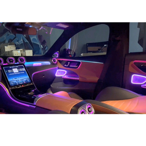 Kit d'éclairage d'ambiance intérieur 64 couleurs W206 pour Mercedes-Benz Classe C 2022-2025 – Ensemble actif de 9 éclairages d'ambiance améliorés - Product Image 3