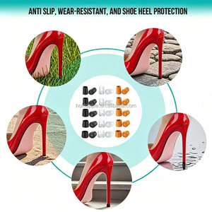 Protector de Tacón de Silicona <span class=keywords><strong>para</strong></span> Zapatos, Protector de Tacón de Plástico <span class=keywords><strong>para</strong></span> Césped, Protectores de Tacón Alto en Kit de Cuidado de Zapatos <span class=keywords><strong>para</strong></span> Bodas y Fiestas HA01502 - Product Image 6