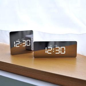 Hot Selling New Design Hot Selling Wholesale Mirror <b>Clock</b> Backlight LED <b>Digital</b> Alarm <b>Clock</b> in Stock - Product Image 2