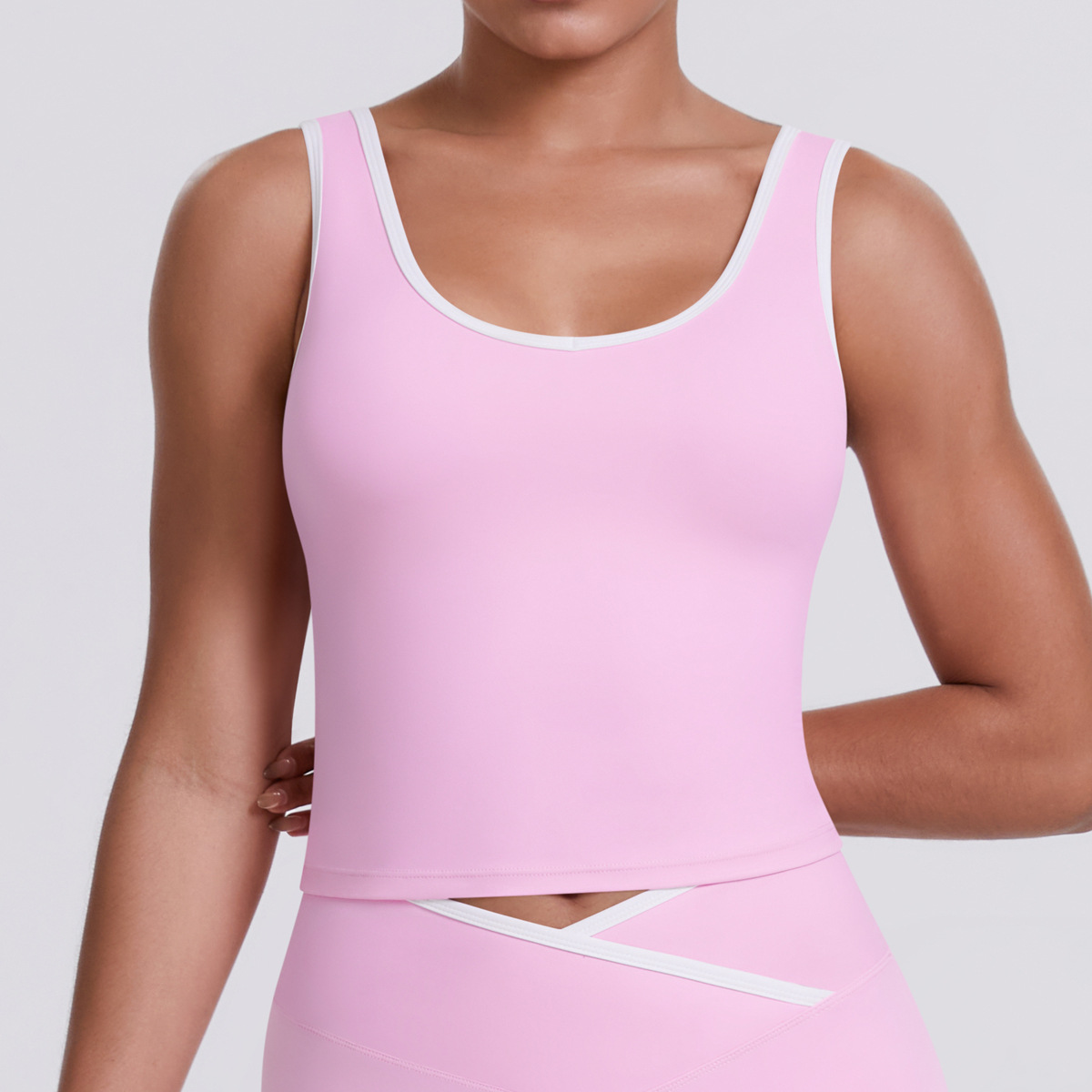 Gilet rose