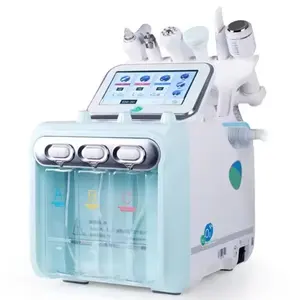 Máquina multifuncional 6 em 1 para dermoabrasão facial, hidratante, coreano, jato de pele, peeling facial, oxigênio e água