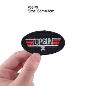 Parche bordado de <span class=keywords><strong>Top</strong></span> <span class=keywords><strong>Gun</strong></span>, etiqueta de nombre de Pete <span class=keywords><strong>Maverick</strong></span>/Nick Goose, parche de brazo de uniforme de vuelo de la Marina de - Product Image 3