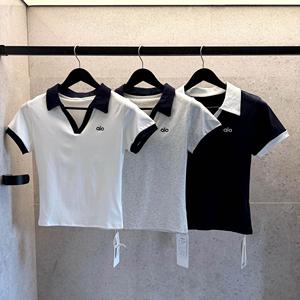 Camiseta de <span class=keywords><strong>Polo</strong></span> para <span class=keywords><strong>Mujer</strong></span> AL0, Estilo Coreano, Personalizable, de Algodón, para <span class=keywords><strong>Golf</strong></span> y Bádminton - Product Image 1