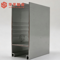 Profilé d'extrusion en aluminium à effet grain de bois, surface intégrée par électrophorèse pour composants de décoration intérieure