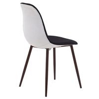 Échantillon gratuit Noir Hoker Haute À Manger Jambe Dossier Chippendale 2 En Cuir Style Européen Chaise De Cuisine Pour Îlot De Cuisine