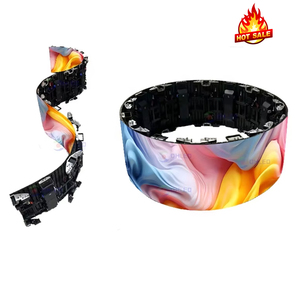 Écran LED flexible intérieur P3.91 extérieur 500x500mm 4K lisible en plein soleil 1200cd 160° d'angle de vision Mur vidéo de location - Product Image 2