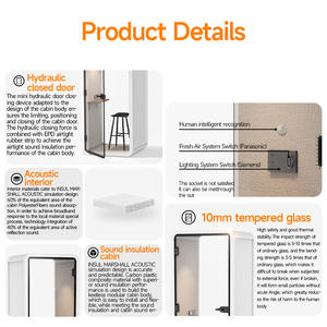 <span class=keywords><strong>Casa</strong></span> pequeña para oficina inteligente, contenedor prefabricado de manzana portátil moderno para oficina - Product Image 3