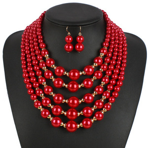 Collares de perlas de estación de perlas de deseos exquisitos de alta calidad con conjunto de regalo extensor collares y pendientes de joyería italiana para mujer - Product Image 4