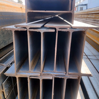 Poutre en acier sectionnelle certifiée ISO9001, longueurs 6m et 12m en stock, prix compétitif pour les projets de construction et d'exportation