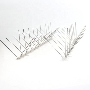 Base de clôture murale en PC et pointes anti-oiseaux en acier inoxydable 304 pour répulsif à oiseaux, pointes anti-oiseaux de bonne qualité, anti-pigeons - Product Image 5